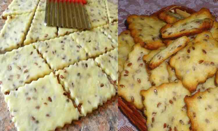 Biscuiti de casa cu seminte de in – deliciosi si crocanti